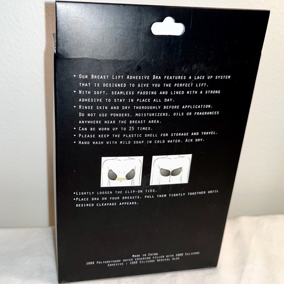 NEW - WINDSOR ADHESIVE LIFT PUSH UP BRA - NUDE - NATURAL D CUP - Picture 4 of 6